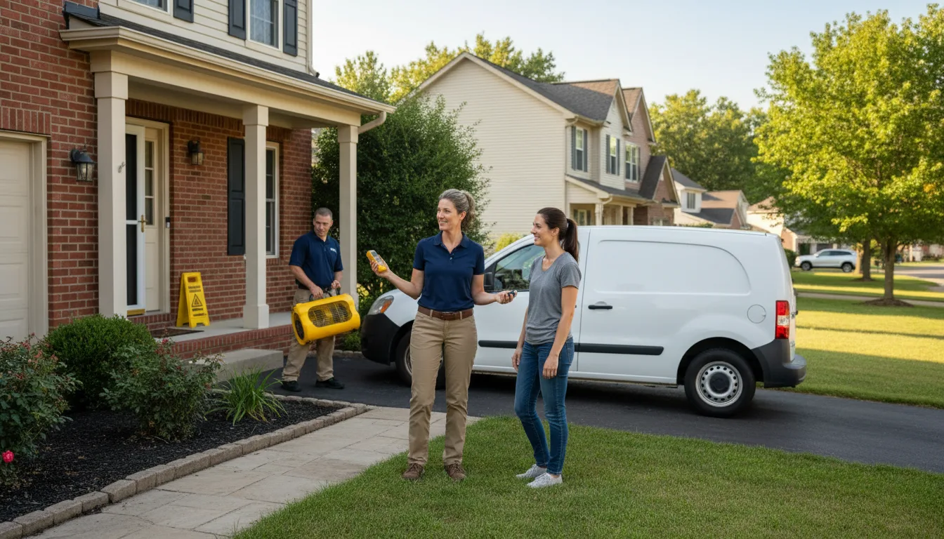 Water restoration image for Home Water Damage Repair in Christine, TX